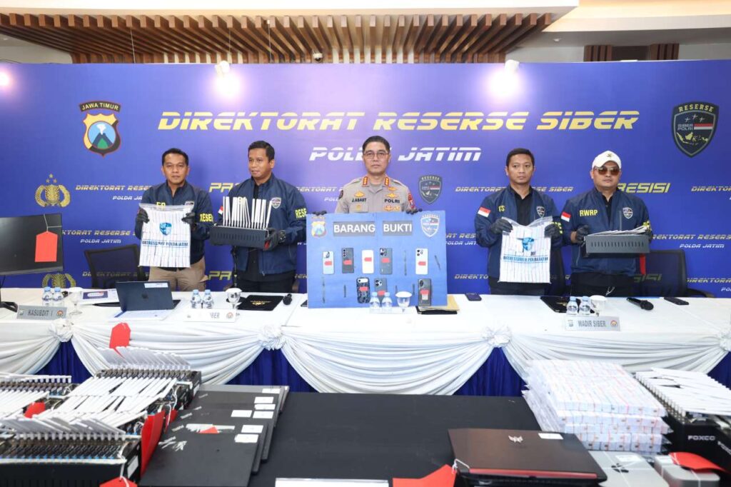 Polda Jatim Ungkap Sindikat OTP Ilegal dan Penyalahgunaan Data Pribadi