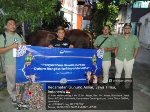 PAM Surya Sembada Distribusikan 13 Ekor Sapi Qurban untuk Warga Surabaya saat Idul Adha 1447 H