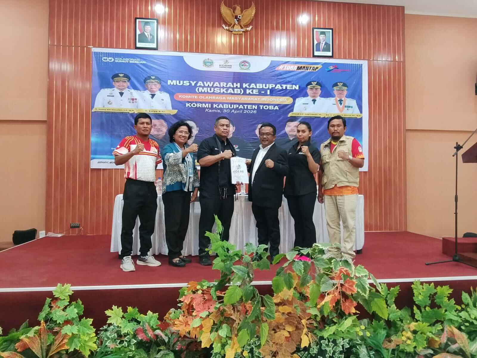Frans Hendrik Tambunan Jadi Ketua Pertama KORMI Kabupaten Toba