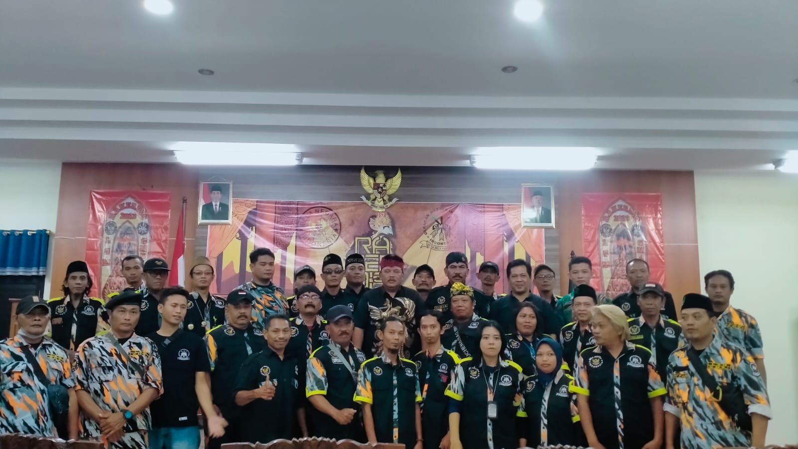 Foto: Ketua GMBI Wilter Jatim, Sugeng.sp., bersama ketua GMBI distrik Nganjuk.