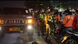 Patroli Malam Rutin, Koramil 03/Teluk Pucung Tingkatkan Keamanan Wilayah ‎