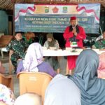 Personel Satgas TMMD Ke-128 Kodim 0507/Bekasi Gelar Penyuluhan Kebangsaan dan Pertanian untuk Warga