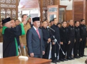Tri Hariadi Kembali Dilantik Menjadi PLT Sekda Tulungagung