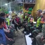 Patroli Malam Intensif, Koramil 05/Bantar Gebang Bersama Polri dan Satpol PP Antisipasi Kriminalitas