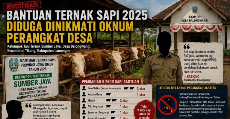 Gambar ilustrasi bantuan sapi.