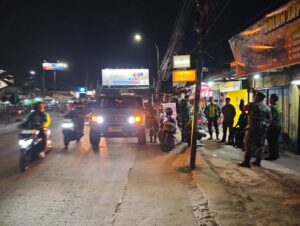 Patroli Malam Koramil 01/Kranji Intensif Jaga Keamanan dan Ketertiban Wilayah Binaan