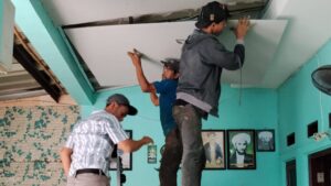 Korem 052/Wkr Laksanakan Rehab Dua Panti Asuhan Secara Bersamaan