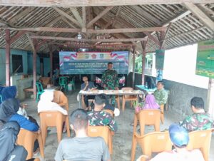 Tingkatkan Wawasan Warga, Satgas TMMD Ke-128 Kodim 0507/Bekasi Gelar Penyuluhan Bela Negara dan Pertanian