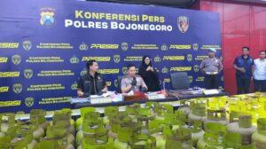Polres Bojonegoro Bongkar Pengoplos LPG Subsidi 3 Kg di Kapas, Satu Tersangka Ditangkap