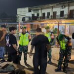 Patroli Maung dan Motor Babinsa Koramil 03/Teluk Pucung, Ajak Warga Bersama Jaga Kamtibmas Lingkungan
