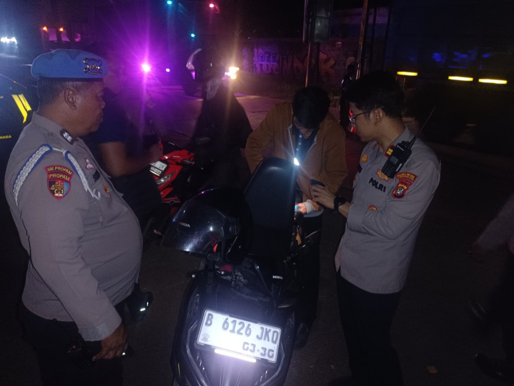 Razia Polsek Teluknaga dipimpin langsung oleh Iptu Kevin Hotlando