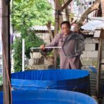 Polsek Genteng Dampingi Budidaya Lele dan UMKM Abon Lele di Embong Kaliasin Surabaya