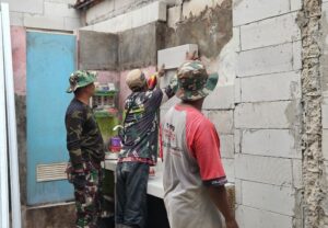 Satgas TMMD Ke-128 Kodim 0507/Bekasi Kerja Keras, Pastikan Pembangunan Rutilahu Rampung Tepat Waktu