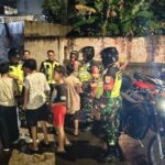 Sinergitas TNI-Polri dan Linmas, Koramil 02/Pondok Gede Intensifkan Patroli Malam Jaga Kamtibmas Wilayah