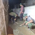 Kejar Target Pengerjaan , Satgas TMMD Ke 128 Kodim 0507/Bekasi Cor Jalan Warga Hingga Tengah Malam