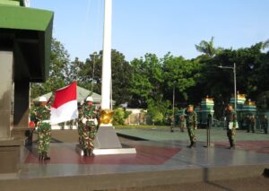 Kodim 0505/JT Gelar Upacara 17-an, Prajurit Diminta Siap Hadapi Tantangan Bangsa
