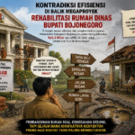 Efisiensi yang Terganjal: Polemik Rehabilitasi Rumah Dinas Bupati Bojonegoro Rp5,3 Miliar