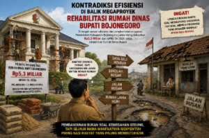 Efisiensi yang Terganjal: Polemik Rehabilitasi Rumah Dinas Bupati Bojonegoro Rp5,3 Miliar