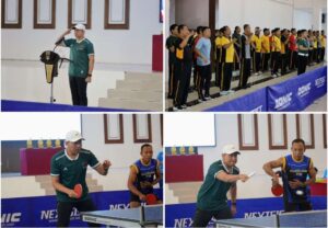 Turnamen Tenis Meja Hari Bhayangkara ke-80 Polrestabes Surabaya Perkuat Soliditas dan Kebersamaan Personel