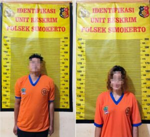 Tim Anti Bandit Polsek Simokerto Tangkap Dua Pelaku Penipuan dan Penggelapan Motor, Korban Rugi Rp31 Juta