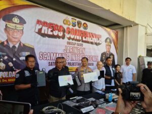 Polrestabes Surabaya Bongkar Sindikat Cyber Scam Internasional, 45 Tersangka Diamankan