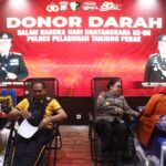 Sambut Hari Bhayangkara ke-80, Polres Pelabuhan Tanjung Perak Gelar Aksi Donor Darah, Kumpulkan 78 Kantong Darah.