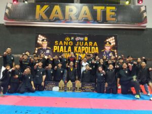Polres Pelabuhan Tanjung Perak Borong 18 Medali dan Tiga Gelar Best of The Best di Kejuaraan Karate Piala Kapolda Cup 2026
