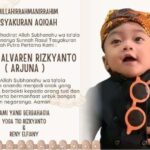Ulang Tahun Pertama Arjuna Alvaren Rizkyanto Dirayakan dengan Tasyakuran Aqiqah di Surabaya