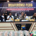 Perang Melawan Narkoba, Polda Jatim Ungkap 3.157 Kasus dan Tangkap 4.061 Tersangka Selama Semester I 2026