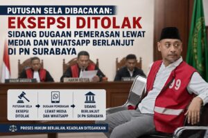 Eksepsi Ditolak, Sidang Dugaan Pemerasan Dimas Aryo Basuki Lanjut