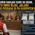 Jadi Kurir Ranjau Sabu 56 Gram, Wahyu Ibnu Rijal Jalani Sidang Perdana di PN Kabupaten Madiun