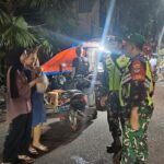 Patroli Malam Koramil 02/Pondok Gede Tingkatkan Rasa Aman dan Nyaman Warga