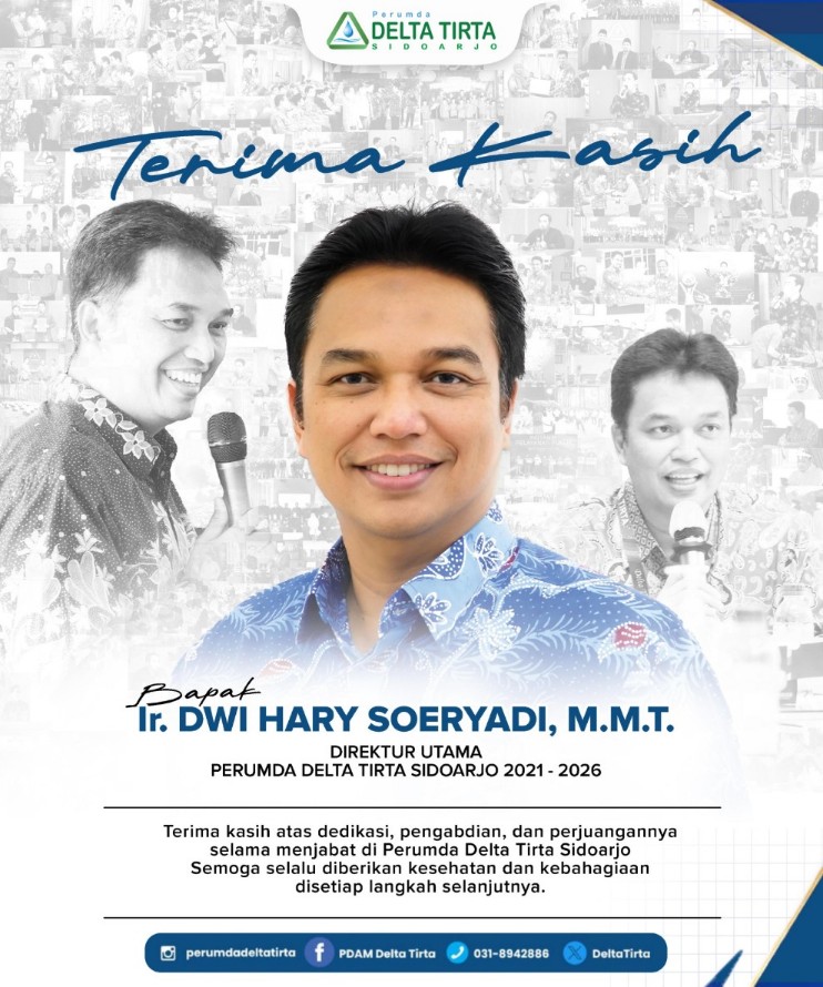 Purna Tugas, Dwi Hary Tinggalkan Rekor Laba dan PAD Tertinggi di Perumda Delta Tirta