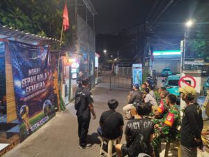 Jajaran Koramil Kodim 0501/Jakarta Pusat Gelar Nobar Piala Dunia 2026 Bersama Warga