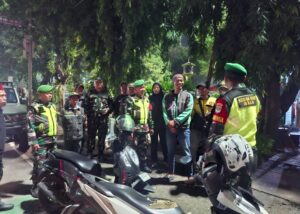 Patroli Malam Koramil 03/Teluk Pucung, Hadirkan Rasa Aman dan Cegah Potensi Kejahatan di Wilayah