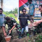 Perkuat Konektivitas Wilayah, Kodim 1710/Mimika Ground Breaking 6 Jembatan Garuda