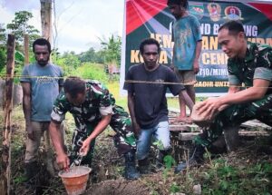 Perkuat Konektivitas Wilayah, Kodim 1710/Mimika Ground Breaking 6 Jembatan Garuda