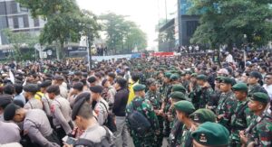 Kodam Jaya Perkuat Polda Metro, Aksi Demo BEM UI Berjalan Aman dan Lancar