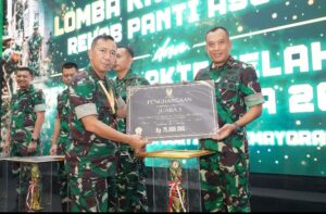 Korem 052/Wijayakrama Ukir Prestasi Nasional, Raih Penghargaan Lomba Karya Bakti TNI AD