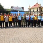 Sinergitas TNI-Polri dan Stakeholder Warnai Turnamen Voli Persahabatan Hari Bhayangkara ke-80