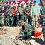 Pangdam XVII/Cenderawasih Pimpin Peletakan Batu Pertama Jembatan Garuda Merah Putih di Mimika