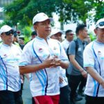 Panglima TNI Hadiri Olahraga Bersama Hari Bhayangkara ke-80, Perkuat Soliditas TNI-Polri