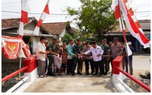 Korem 051/Wijayakarta Resmikan Empat Jembatan Armco, Wujud Nyata Asta Cita Presiden RI Kepada Masyarakat Indonesia