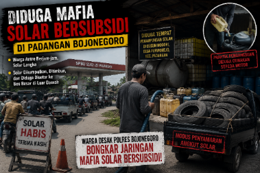 Kelangkaan Solar di Padangan Diduga Dipicu Mafia BBM Bersubsidi, Warga Desak Polisi Bertindak