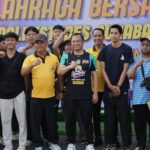 Seduluran Arek Suroboyo: Hari Bhayangkara ke-80, Ribuan Warga Padati Olahraga Bersama Polrestabes Surabaya