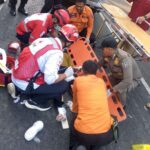 Kecelakaan di Diponegoro Surabaya, Pengendara Scoopy dan Penumpang Alami Luka Serius