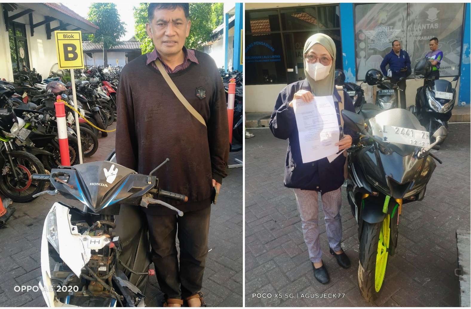 Foto: Satlantas Polrestabes Surabaya menyerahkan kendaraan barang bukti kepada pemilik melalui program Bazar Ranmor di Surabaya.