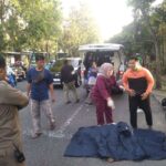 Laka Tunggal Pagi Hari: Pria 52 Tahun Meninggal Dunia usai Kecelakaan Tunggal di Jalan Ngagel Surabaya