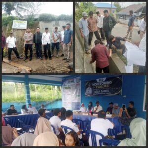 Tim Kecamatan Monitoring dan Evaluasi APBDes Desa Daneu Tahap I Tahun Anggaran 2026