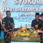 Danrem 052/Wijayakrama Hadiri HUT Bhayangkara ke-80, Perkokoh Soliditas TNI–Polri sebagai Benteng Kedaulatan Bangsa